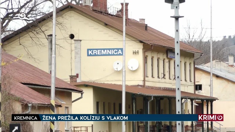 ŽENA PREŽILA KOLÍZIU S VLAKOM