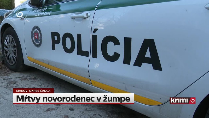 Mŕtvy novorodenec v žumpe
