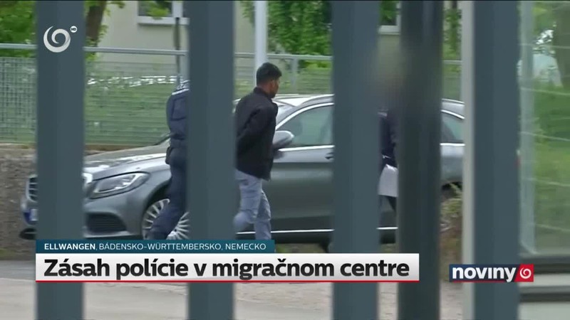Zásah polície v migračnom centre