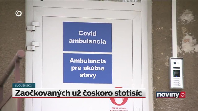 Zaočkovaných už čoskoro stotisíc