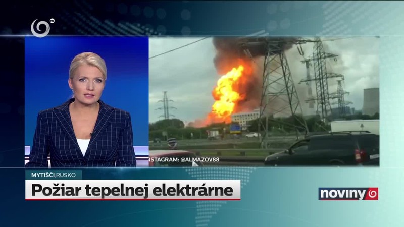 Požiar tepelnej elektrárne