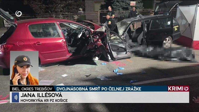 DVOJNÁSOBNÁ SMRŤ PO ČELNEJ ZRÁŽKE