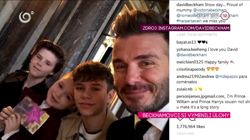 BECKHAMOVCI SI VYMENILI ÚLOHY