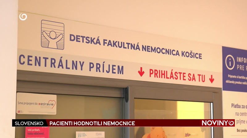 PACIENTI HODNOTILI NEMOCNICE