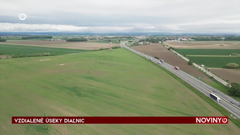 VZDIALENÉ ÚSEKY DIAĽNIC