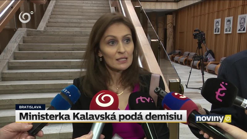 Ministerka Kalavská podá demisiu