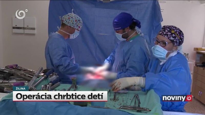Operácia chrbtice detí