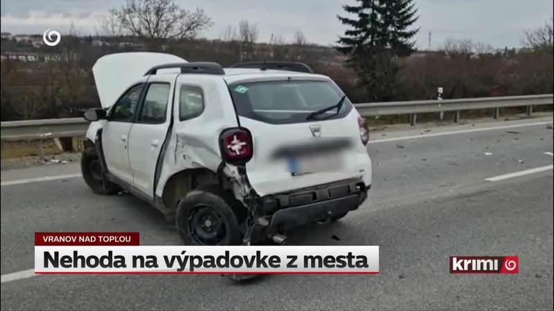 Nehoda na výpadovke z mesta