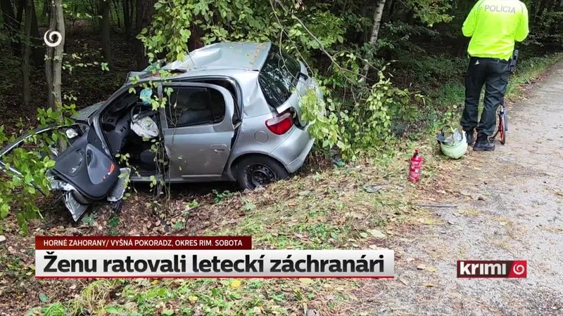 Ženu ratovali leteckí záchranári