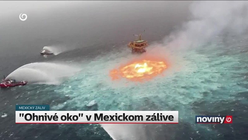 "Ohnivé oko" v Mexickom zálive