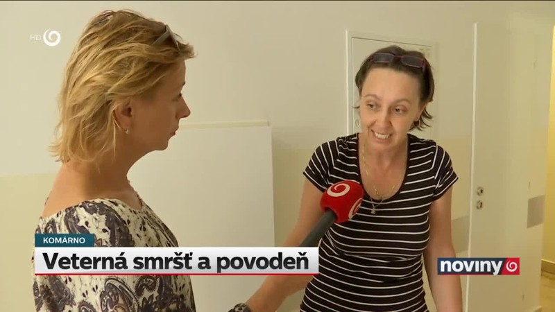 Veterná smršť a povodeň