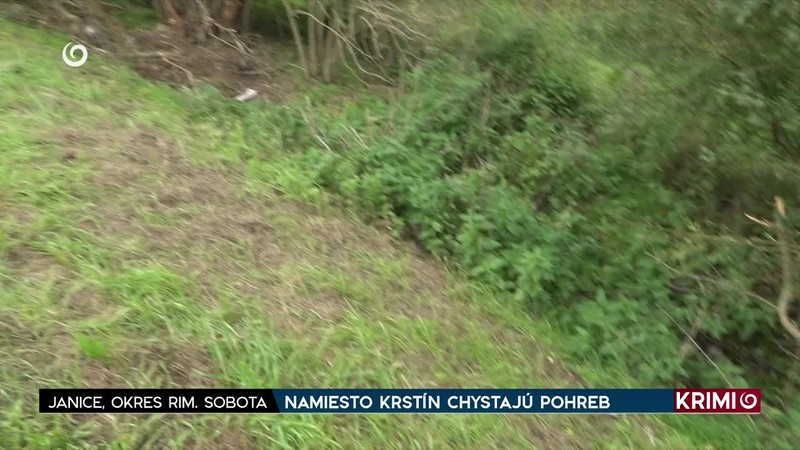 NAMIESTO KRSTÍN CHYSTAJÚ POHREB