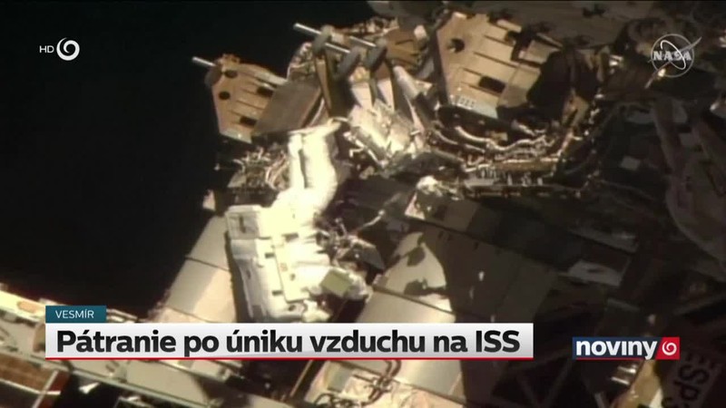 Pátranie po úniku vzduchu na ISS
