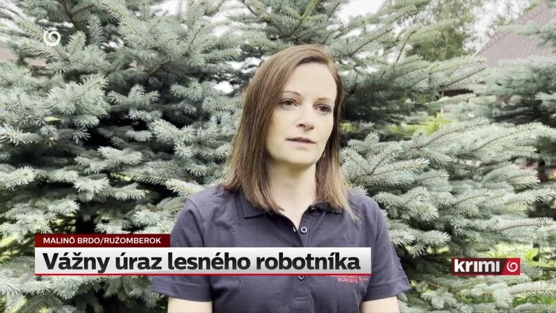 Vážny úraz lesného robotníka