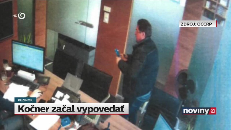 Kočner začal vypovedať