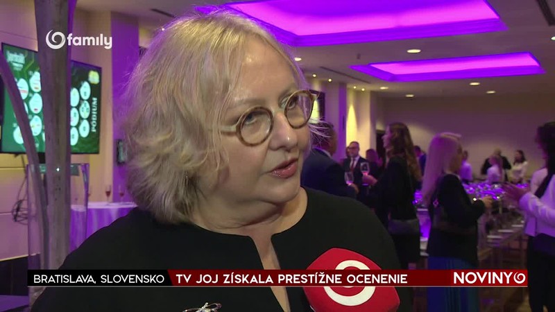 TV JOJ ZÍSKALA PRESTÍŽNE OCENENIE