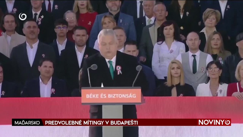 PREDVOLEBNÉ MÍTINGY V BUDAPEŠTI