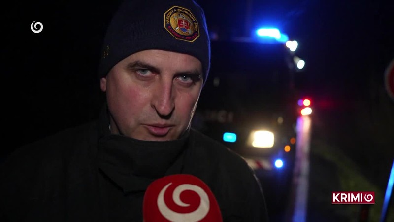 AUTO SKONČILO V POTOKU