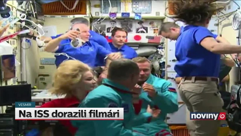 Na ISS dorazili filmári