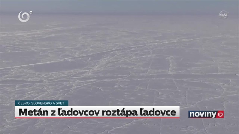 Metán z ľadovcov roztápa ľadovce