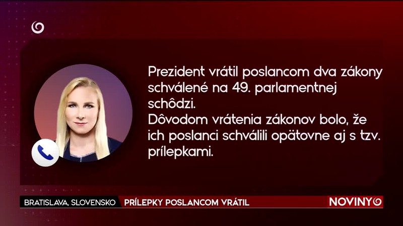 PRÍLEPKY POSLANCOM VRÁTIL
