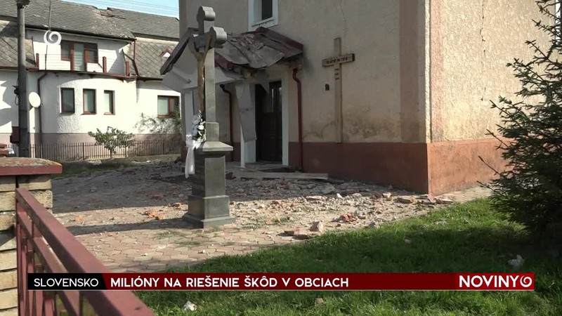 MILIÓNY NA RIEŠENIE ŠKÔD V OBCIACH