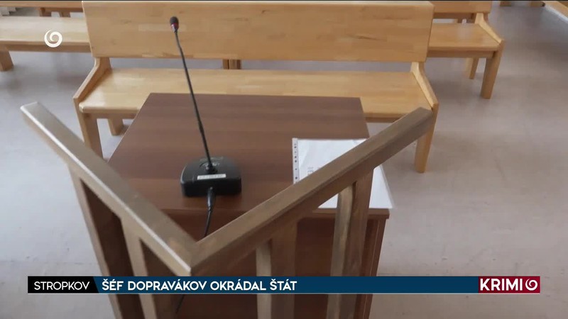 ŠÉF DOPRAVÁKOV OKRÁDAL ŠTÁT