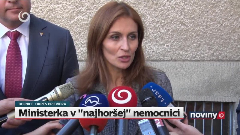 Ministerka v "najhoršej" nemocnici