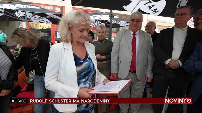RUDOLF SCHUSTER MÁ NARODENINY