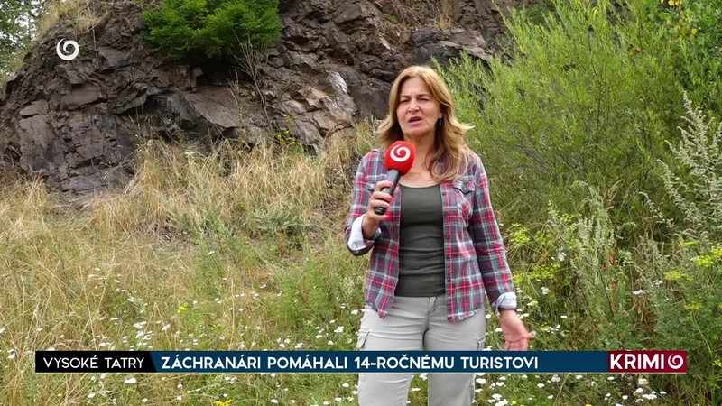 ZÁCHRANÁRI POMÁHALI 14-ROČNÉMU TURISTOVI