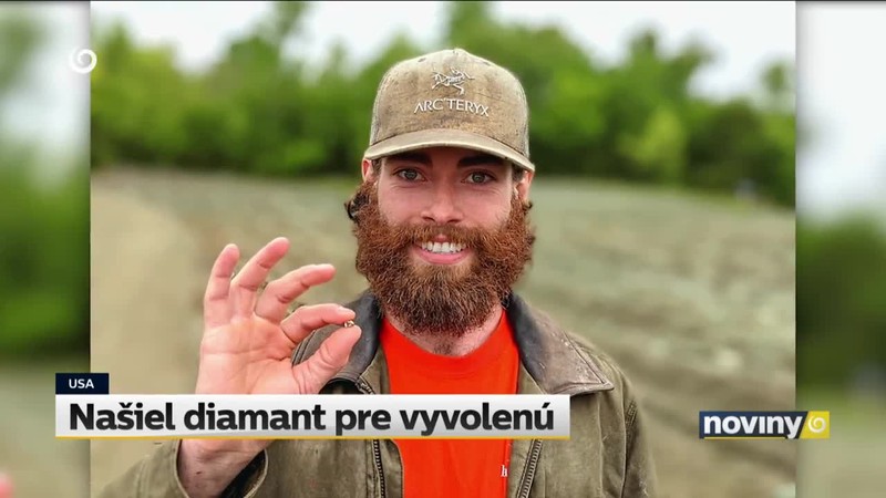 Našiel diamant pre vyvolenú