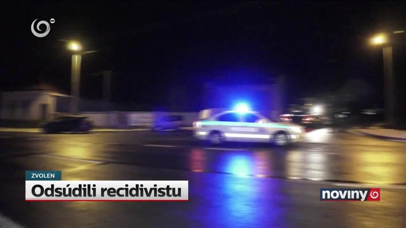 Odsúdili recidivistu