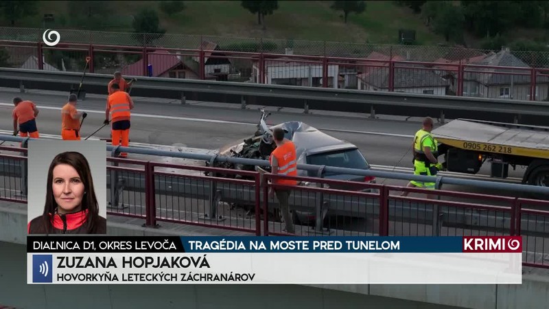 TRAGÉDIA NA MOSTE PRED TUNELOM