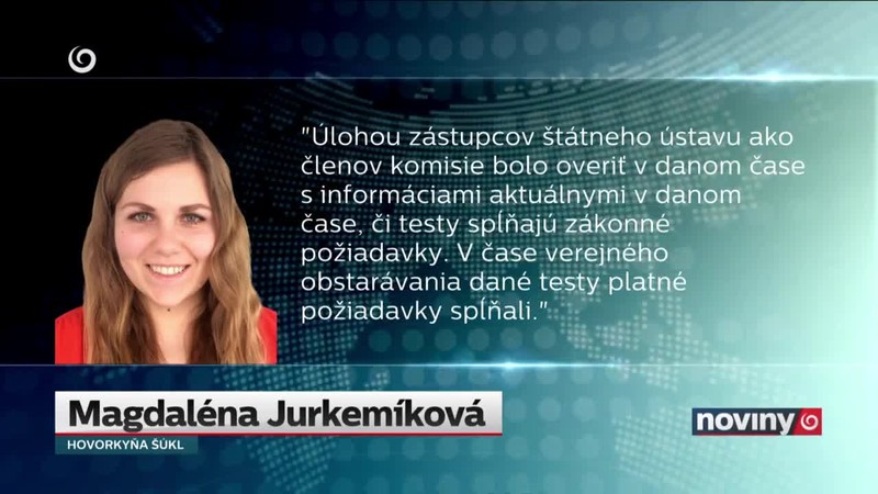 Sporný nákup testov