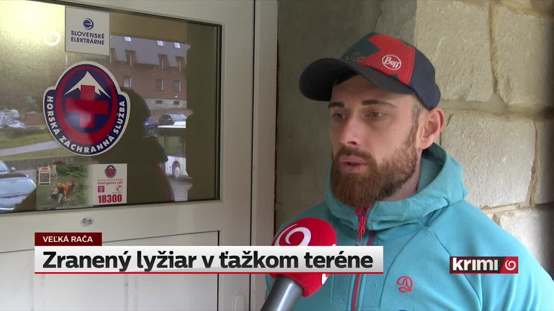 Zranený lyžiar v ťažkom teréne