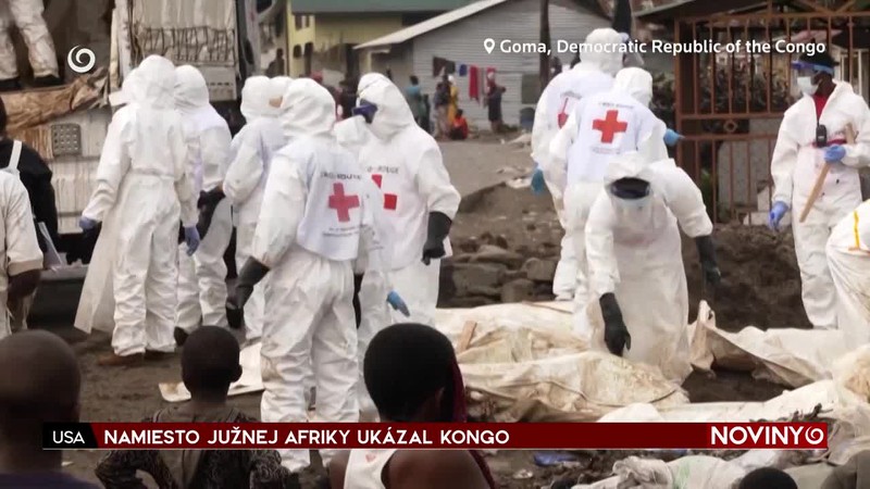 NAMIESTO JUŽNEJ AFRIKY UKÁZAL KONGO