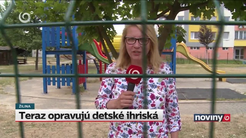 Teraz opravujú detské ihriská