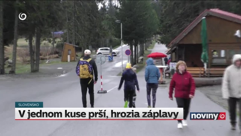 V jednom kuse prší, hrozia záplavy
