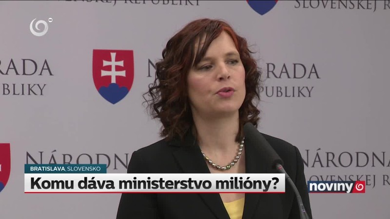Komu dáva ministerstvo milióny?