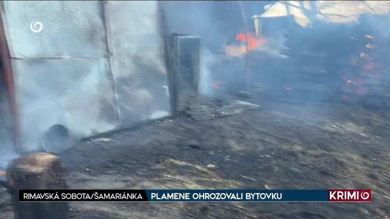 PLAMENE OHROZOVALI BYTOVKU