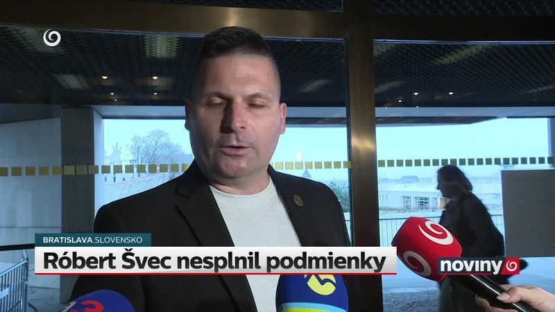Róbert Švec nesplnil podmienky