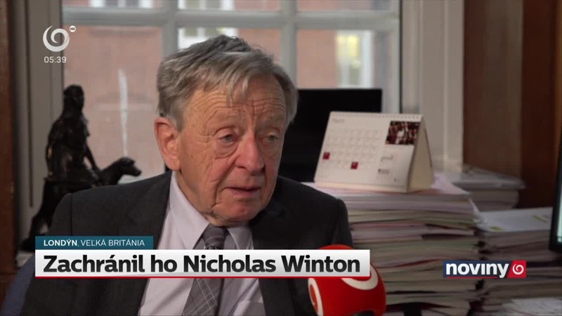 Zachránil ho Nicholas Winton