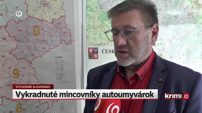 Vykradnuté mincovníky autoumyvárok