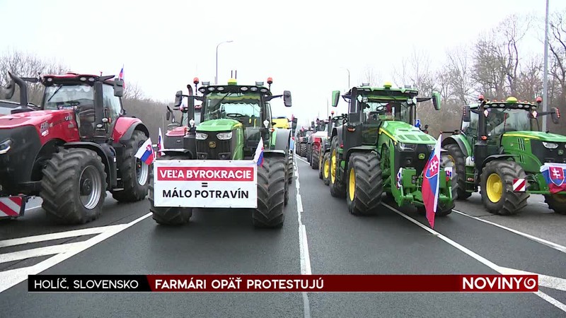 FARMÁRI OPÄŤ PROTESTUJÚ