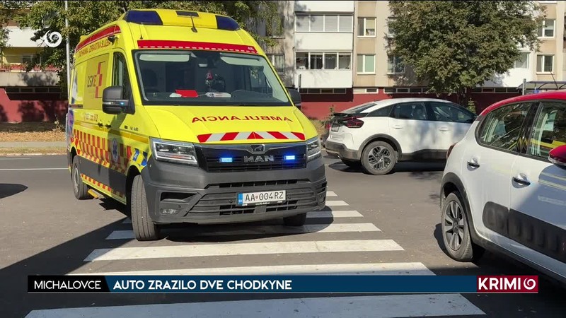 AUTO ZRAZILO DVE CHODKYNE