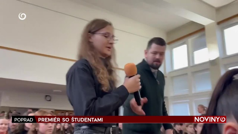 PREMIÉR SO ŠTUDENTAMI