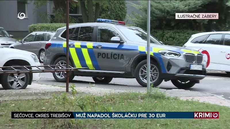 MUŽ NAPADOL ŠKOLÁČKU PRE 30 EUR