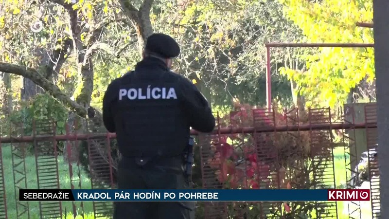 KRADOL PÁR HODÍN PO POHREBE