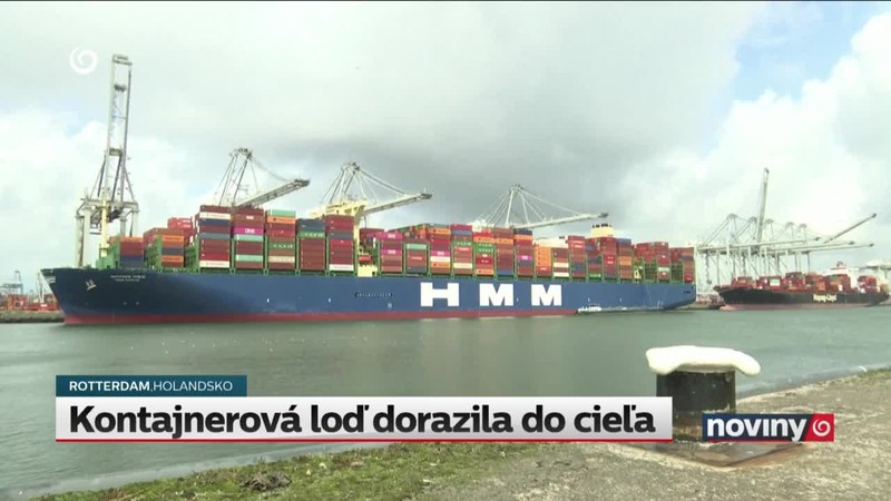 Kontajnerová loď dorazila do cieľa