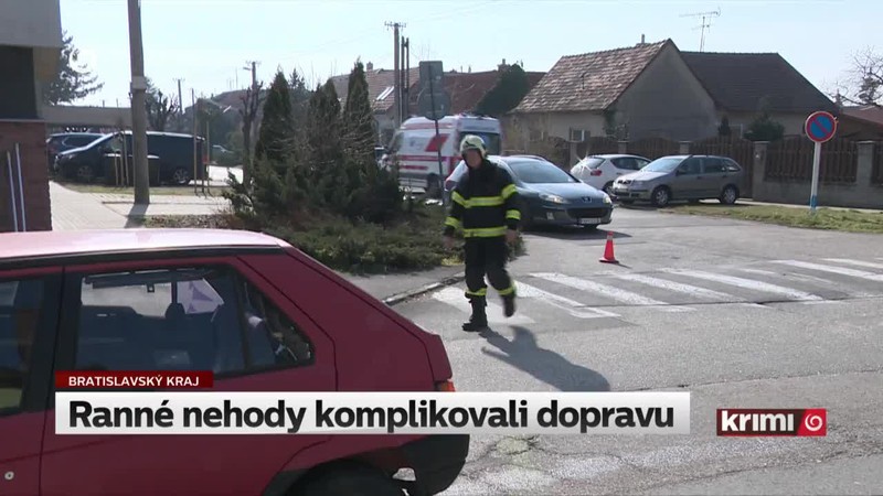 Ranné nehody komplikovali dopravu